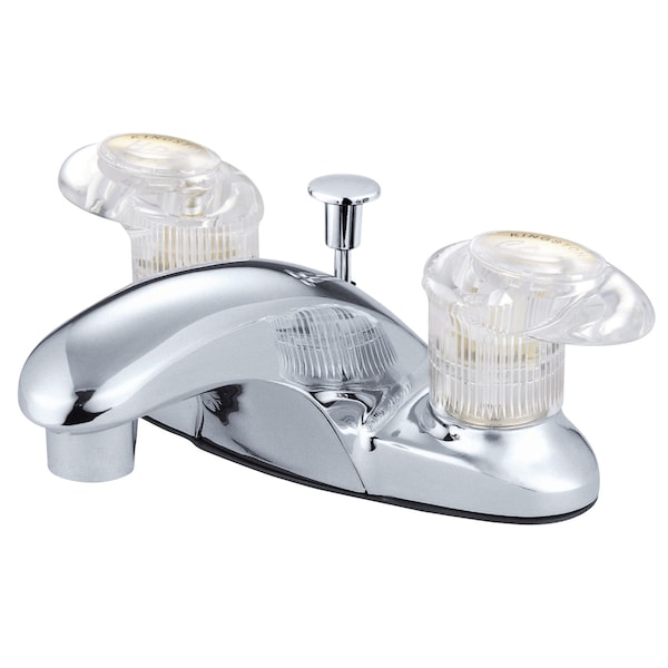 Kingston Brass 4" Centerset Bathroom Faucet, Polished Chrome KB6151 - main